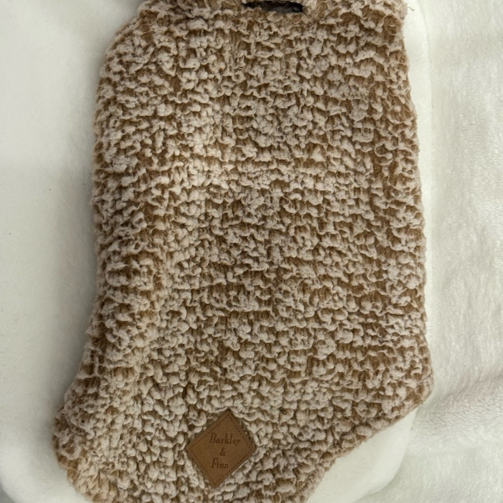Barkley and Finn Tan Dog Sweater